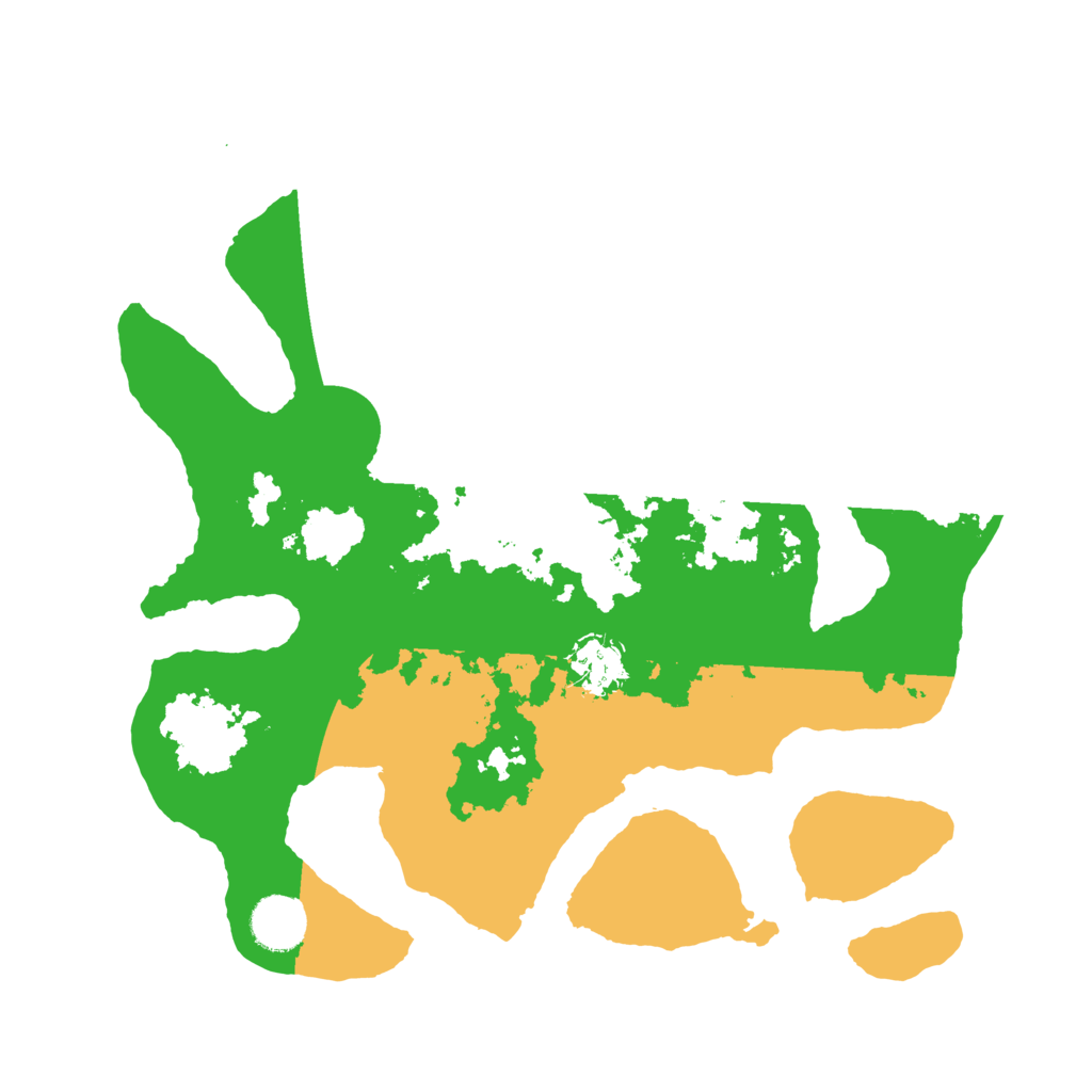 Biome Rust Map: Barren, Size: 3500, Seed: 1974990