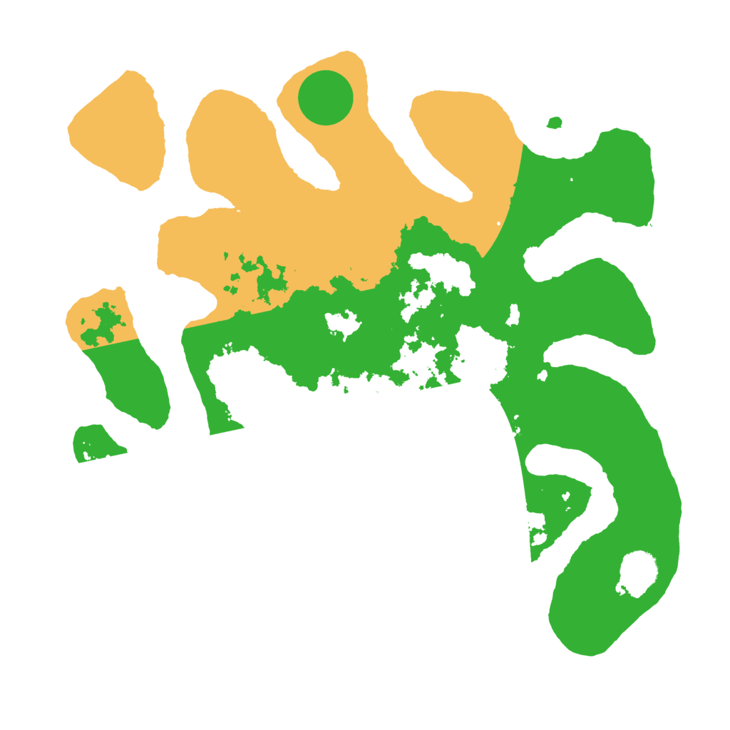 Biome Rust Map: Barren, Size: 3500, Seed: 3270735