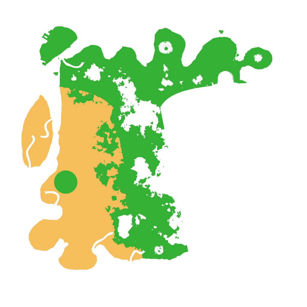 Biome Rust Map: Procedural Map, Size: 3500, Seed: 1134184