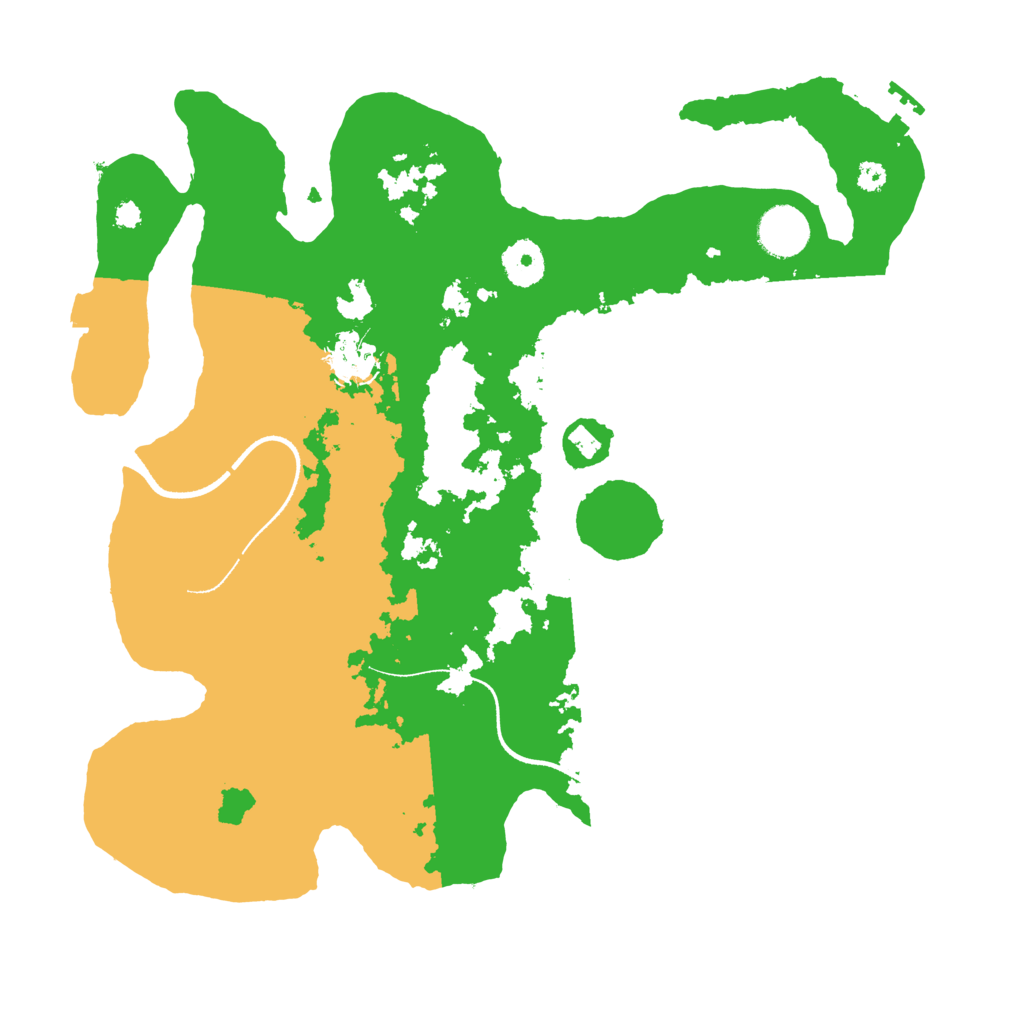 Biome Rust Map: Procedural Map, Size: 3500, Seed: 1177994