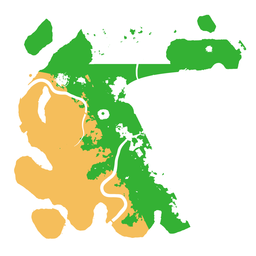 Biome Rust Map: Procedural Map, Size: 3500, Seed: 2852412