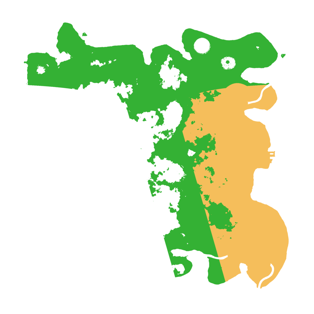 Biome Rust Map: Procedural Map, Size: 3500, Seed: 5236466