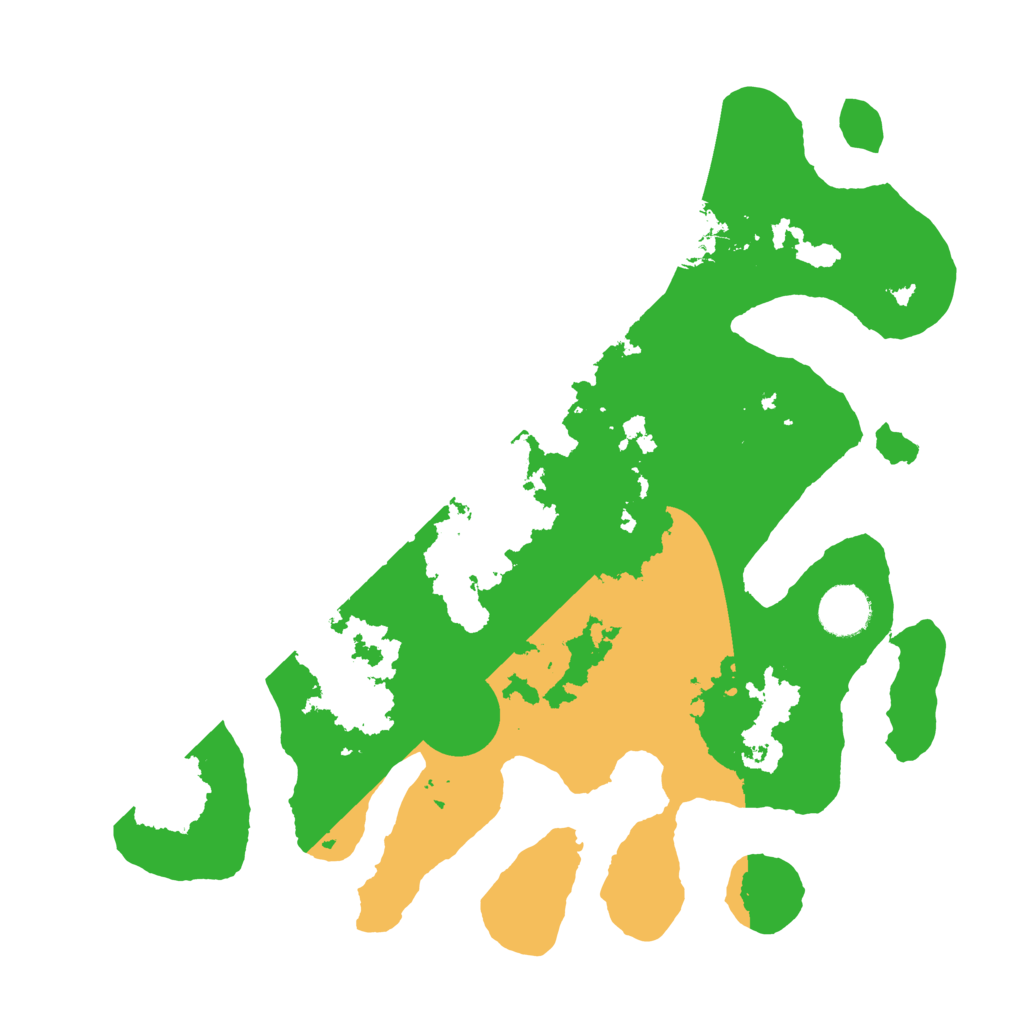 Biome Rust Map: Barren, Size: 3500, Seed: 4067968