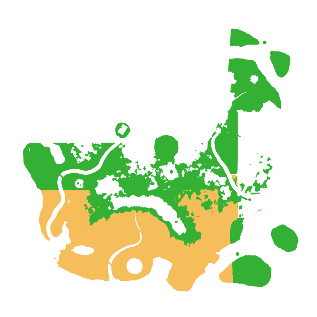 Biome Rust Map: Procedural Map, Size: 3500, Seed: 3759559