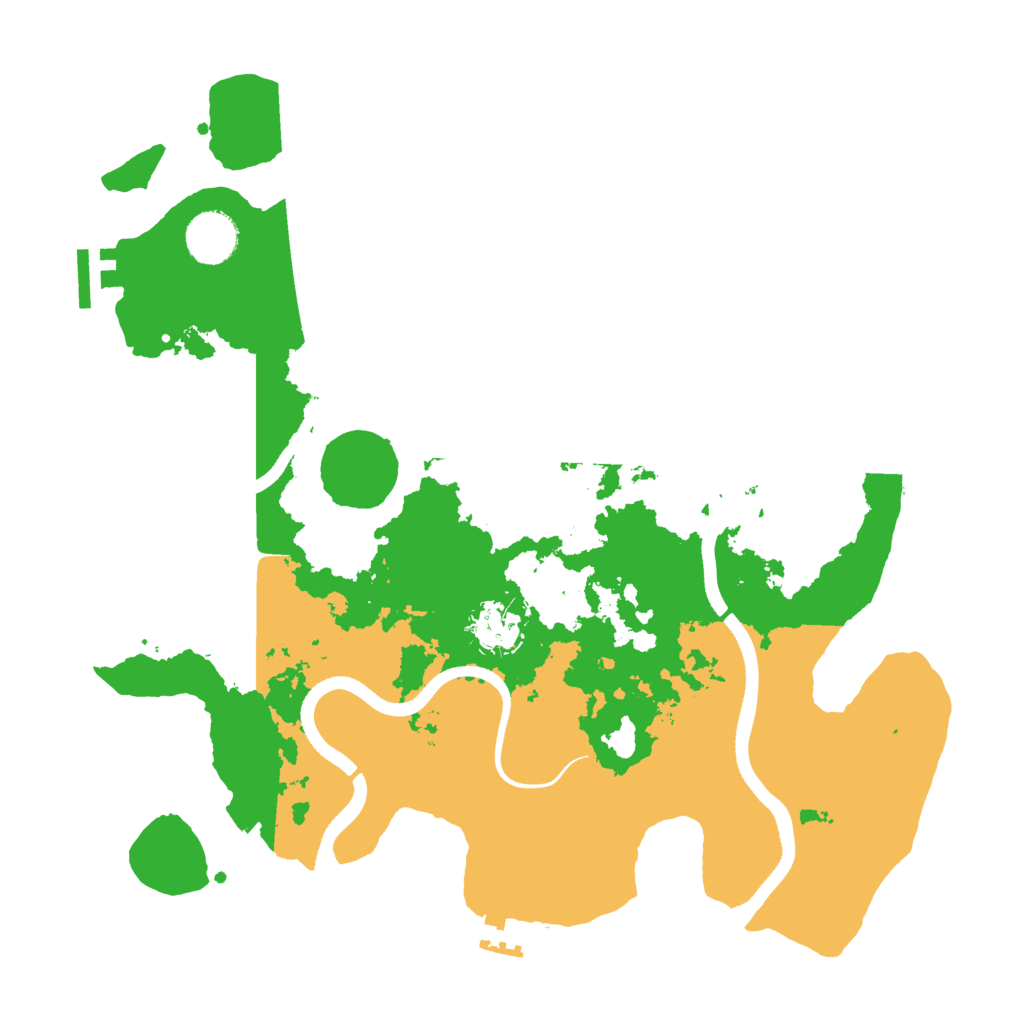 Biome Rust Map: Procedural Map, Size: 3500, Seed: 995735