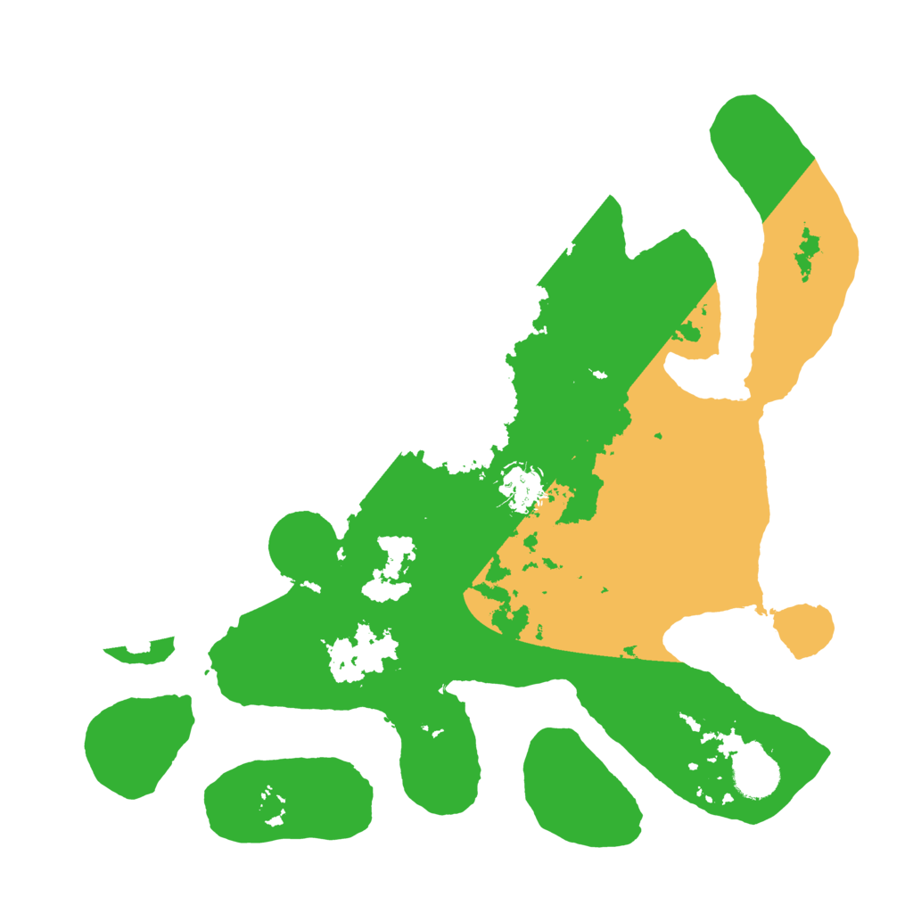 Biome Rust Map: Barren, Size: 3500, Seed: 6140115