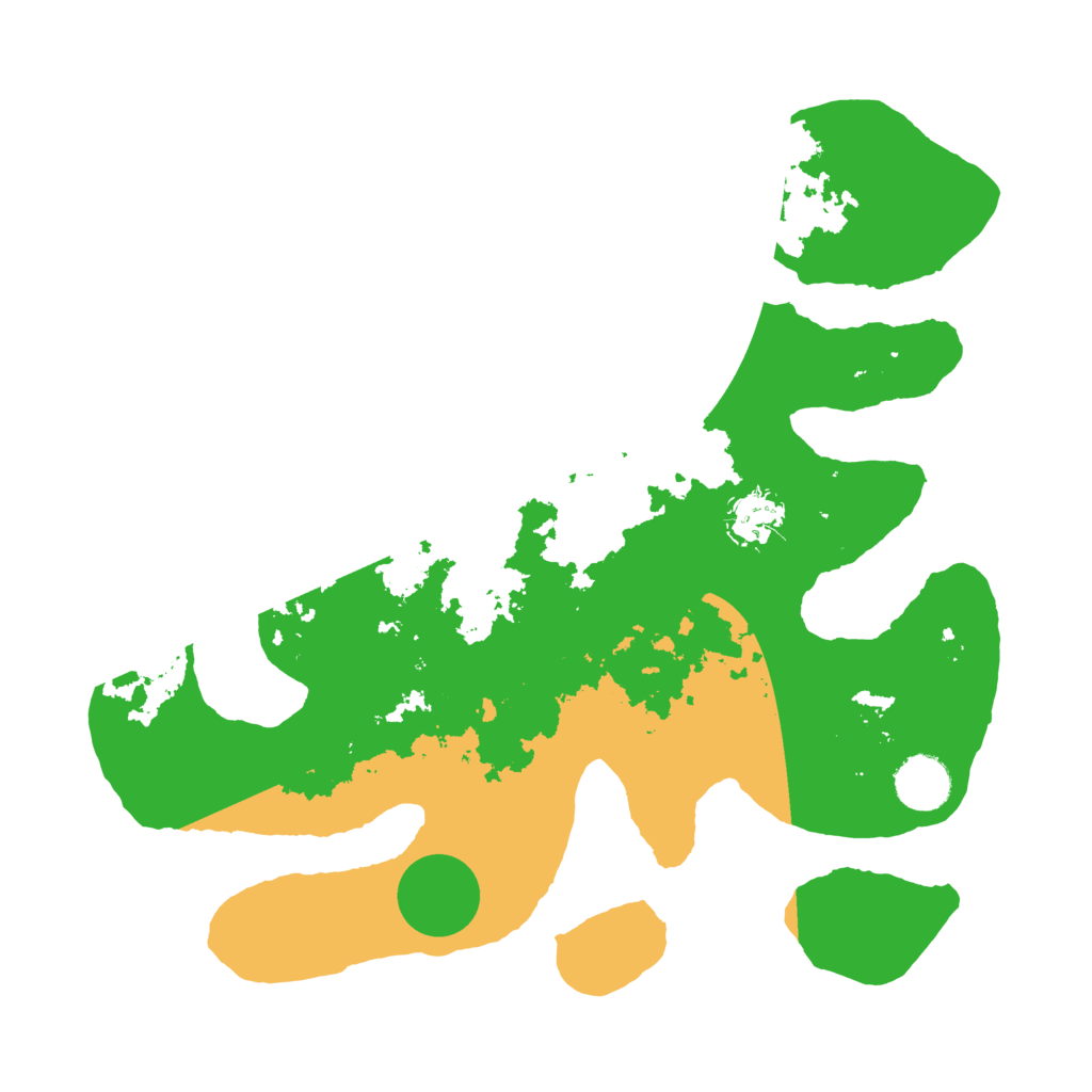 Biome Rust Map: Barren, Size: 3500, Seed: 1320976