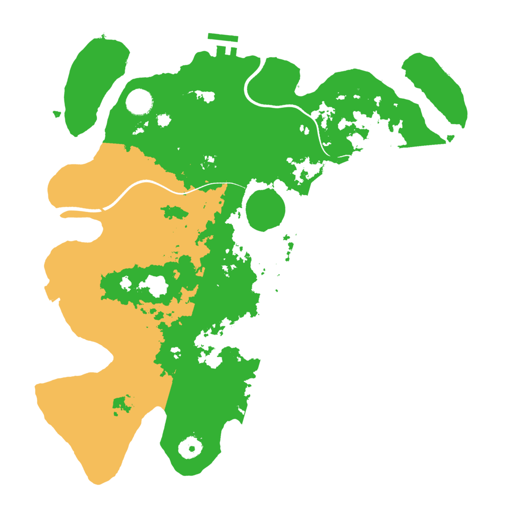 Biome Rust Map: Procedural Map, Size: 3500, Seed: 2103788