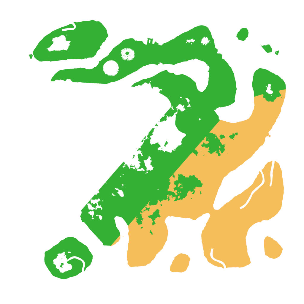 Biome Rust Map: Procedural Map, Size: 3500, Seed: 5431134