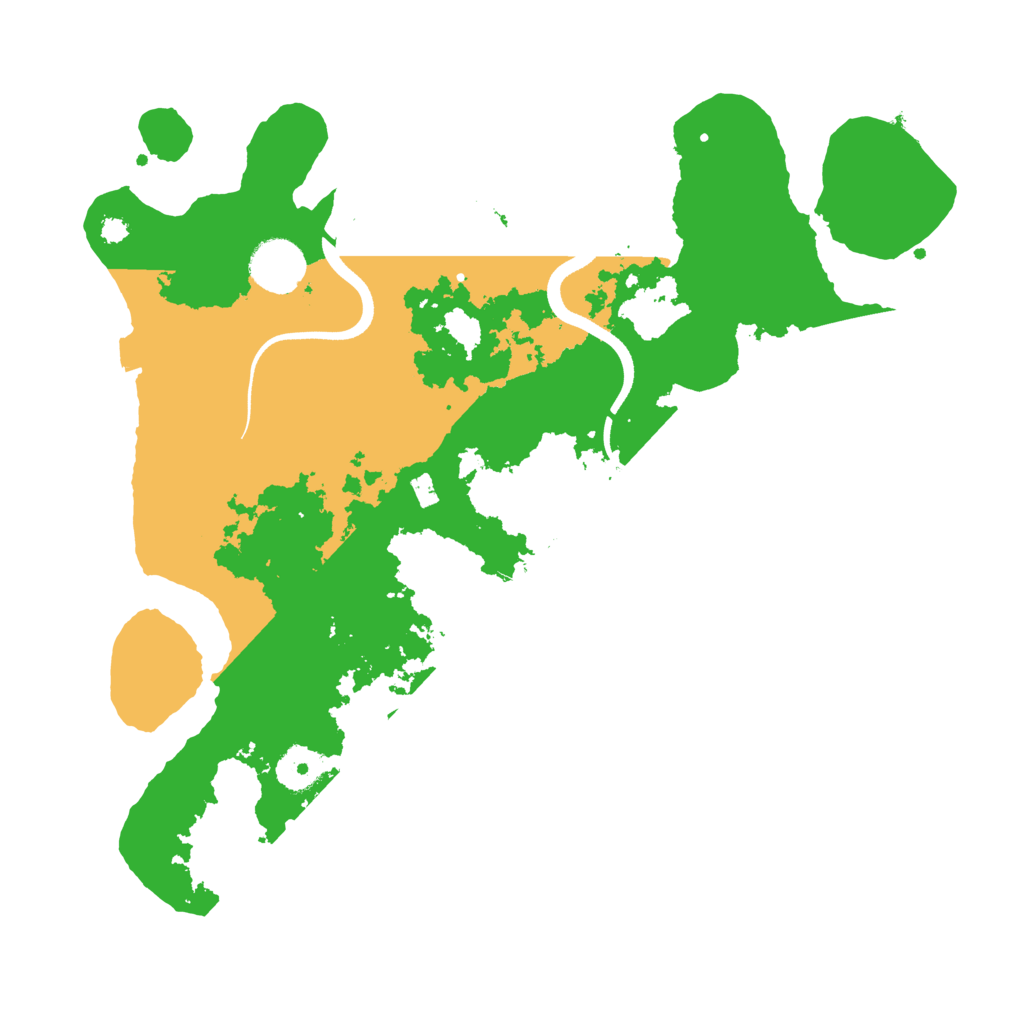 Biome Rust Map: Procedural Map, Size: 3500, Seed: 935561