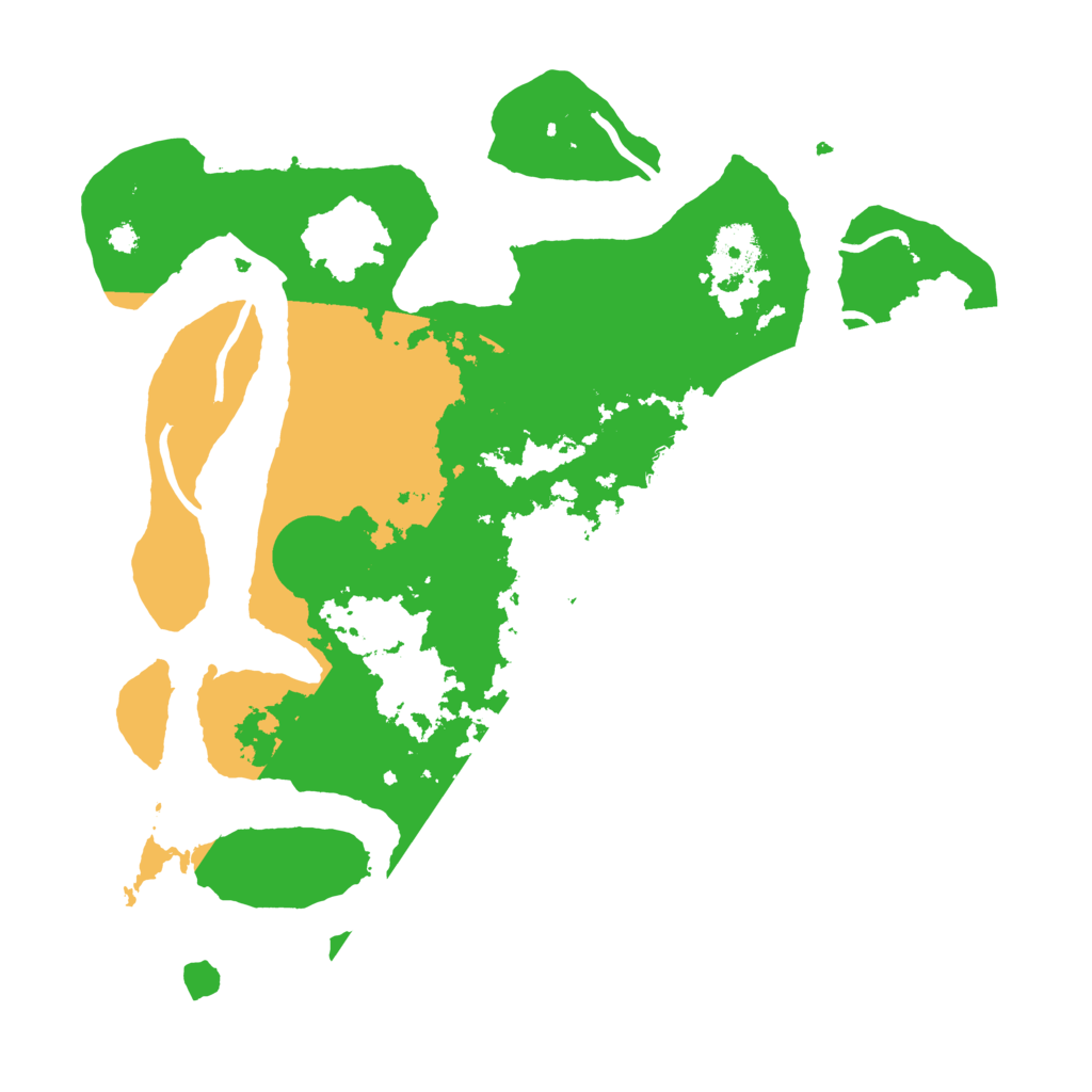 Biome Rust Map: Procedural Map, Size: 3500, Seed: 6003384