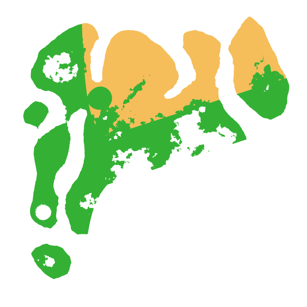 Biome Rust Map: Barren, Size: 3500, Seed: 4878195