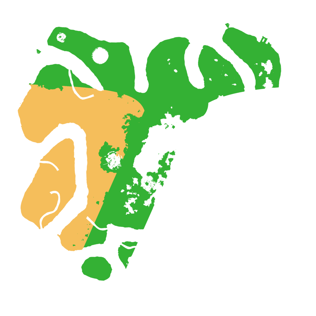 Biome Rust Map: Procedural Map, Size: 3500, Seed: 442768