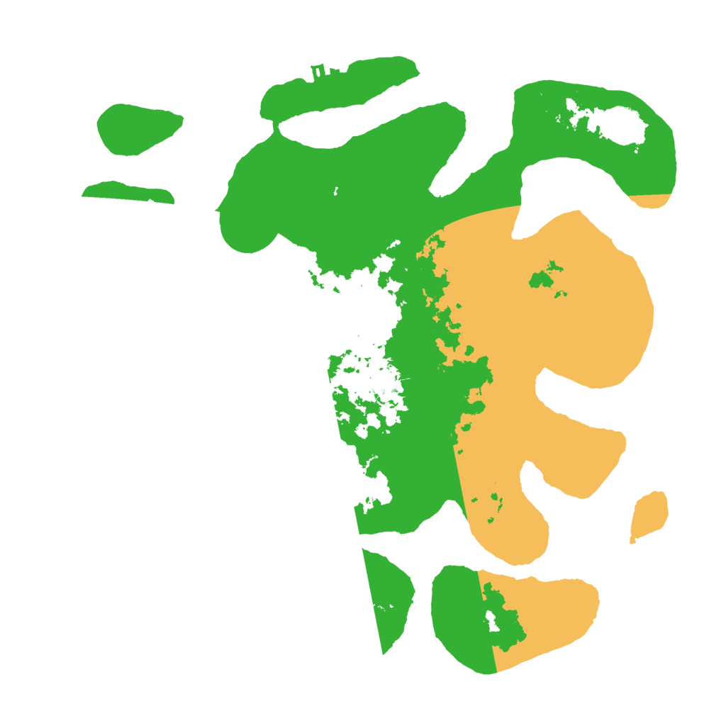 Biome Rust Map: Barren, Size: 3500, Seed: 5540859