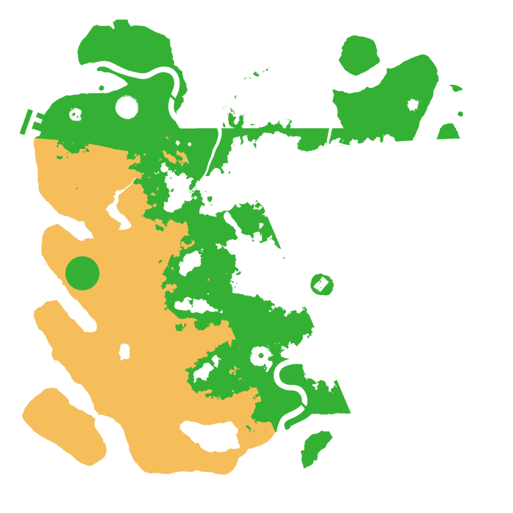 Biome Rust Map: Procedural Map, Size: 4000, Seed: 3616577
