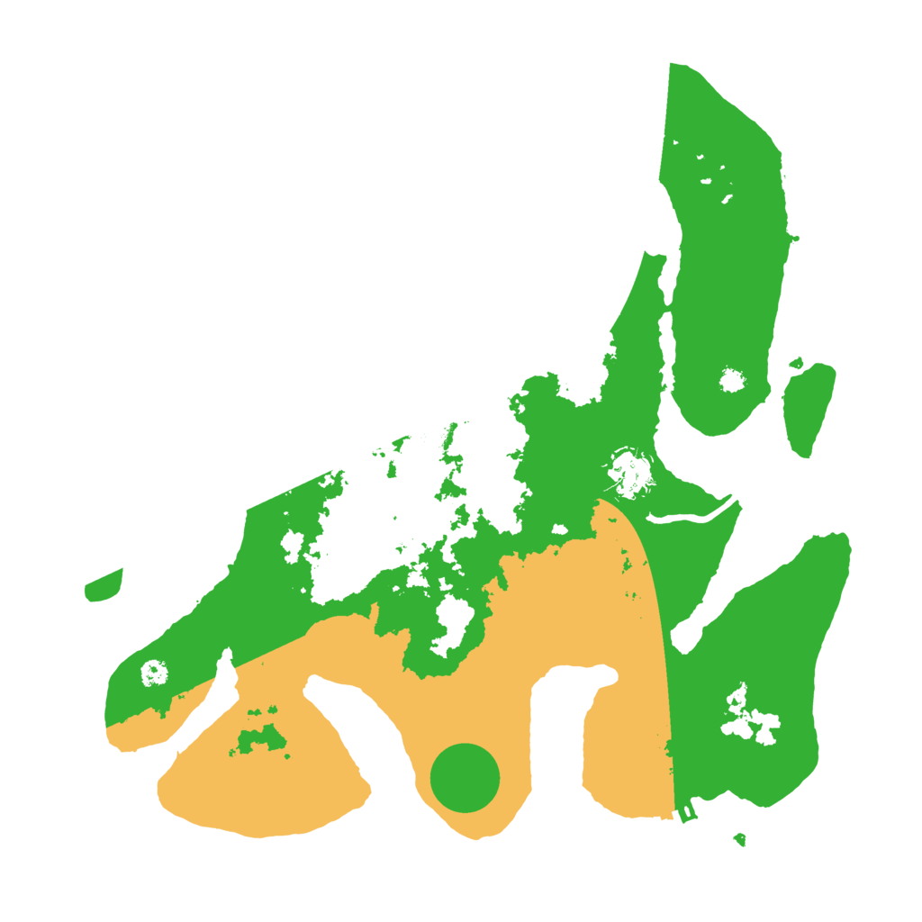 Biome Rust Map: Procedural Map, Size: 3500, Seed: 3582869