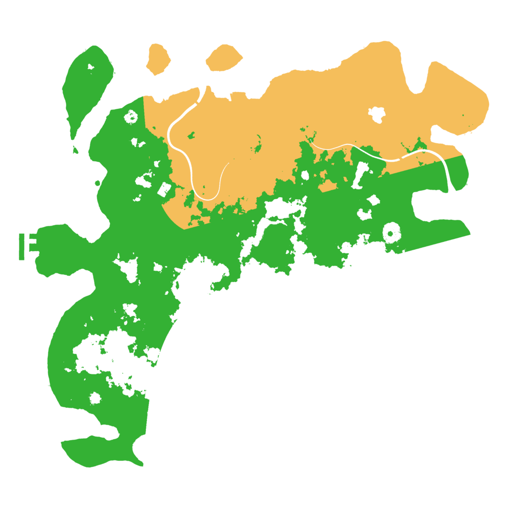 Biome Rust Map: Procedural Map, Size: 4000, Seed: 6463517
