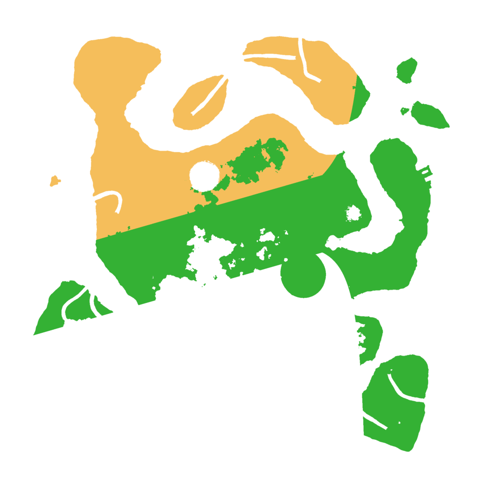 Biome Rust Map: Procedural Map, Size: 3000, Seed: 561656