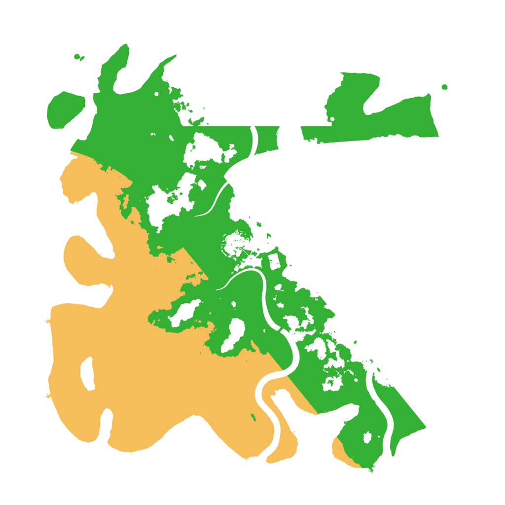 Biome Rust Map: Procedural Map, Size: 3500, Seed: 11837