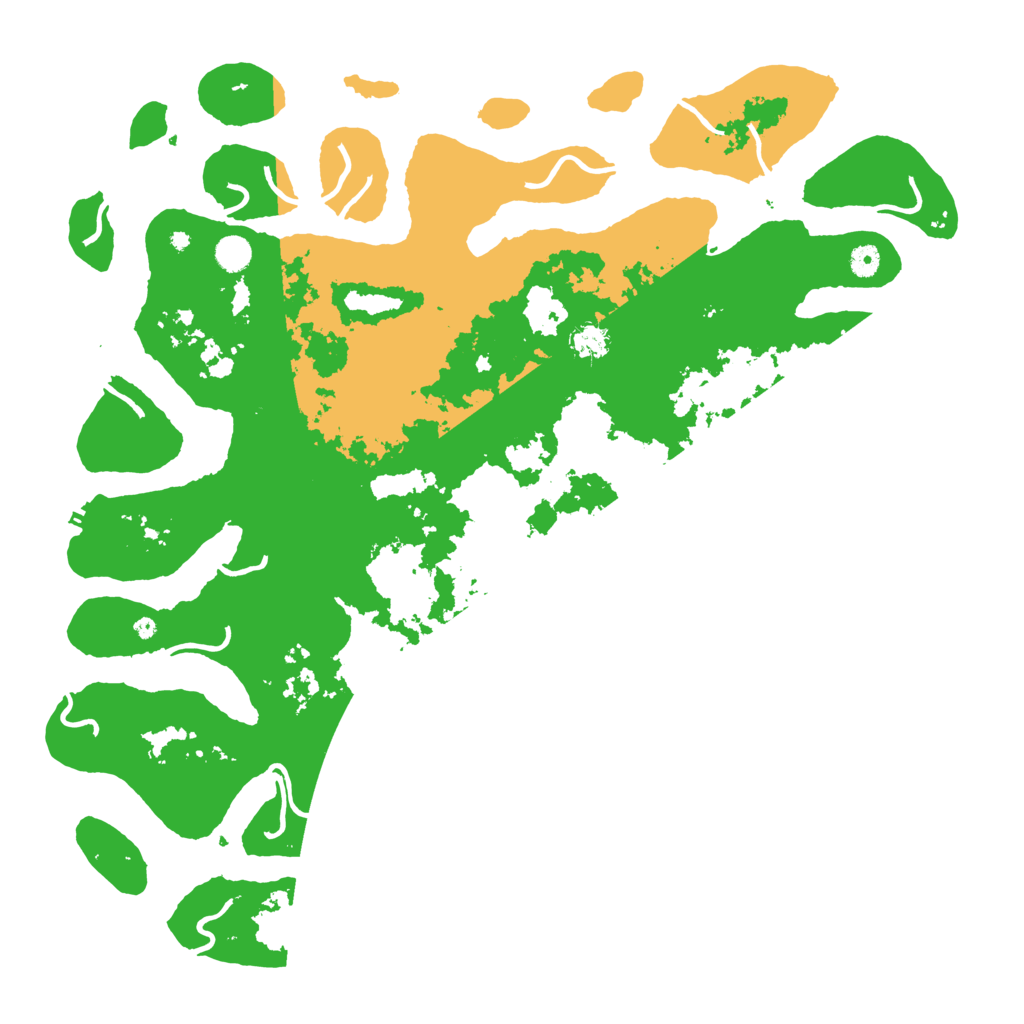 Biome Rust Map: Procedural Map, Size: 5000, Seed: 11322