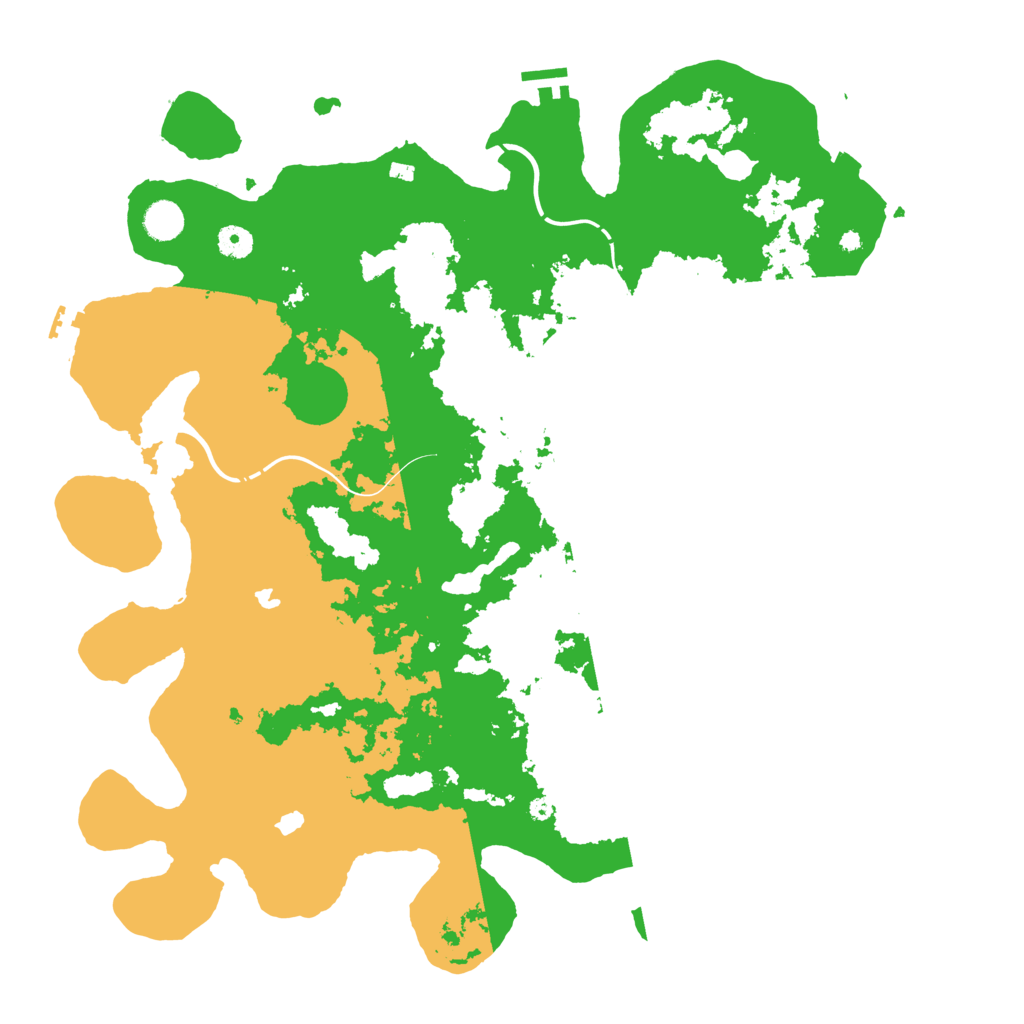 Biome Rust Map: Procedural Map, Size: 4500, Seed: 1119616263
