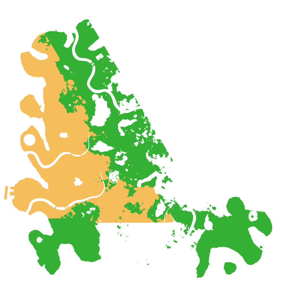 Biome Rust Map: Procedural Map, Size: 4500, Seed: 1624575