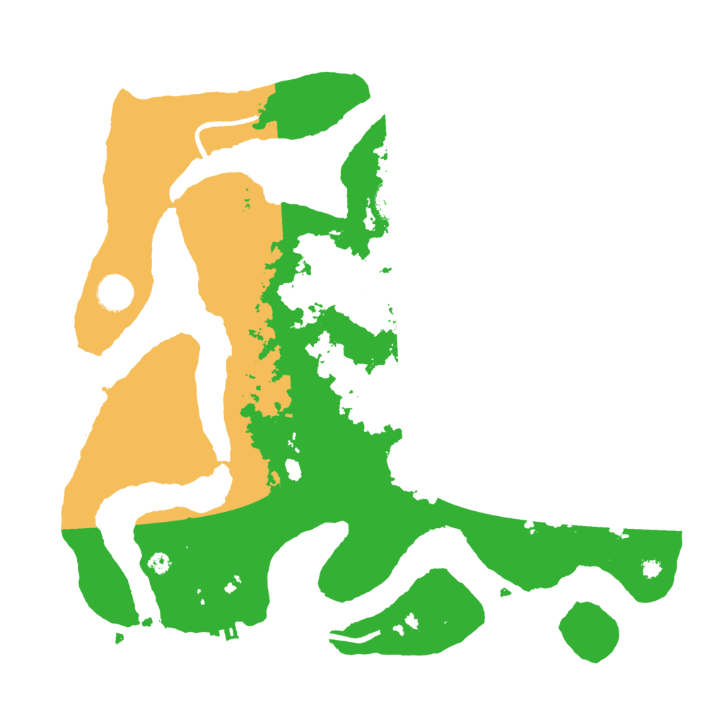 Biome Rust Map: Procedural Map, Size: 3500, Seed: 2006765