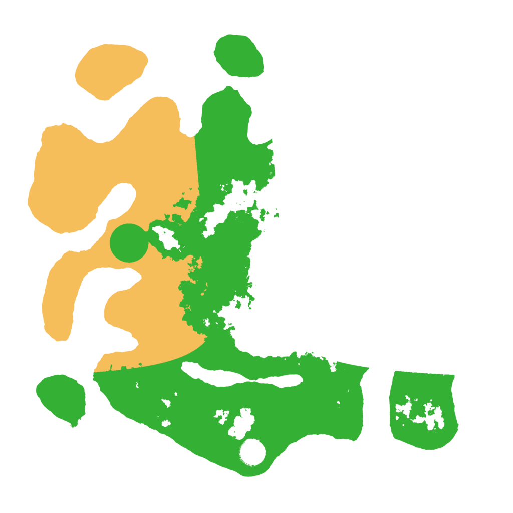 Biome Rust Map: Barren, Size: 3500, Seed: 4570246