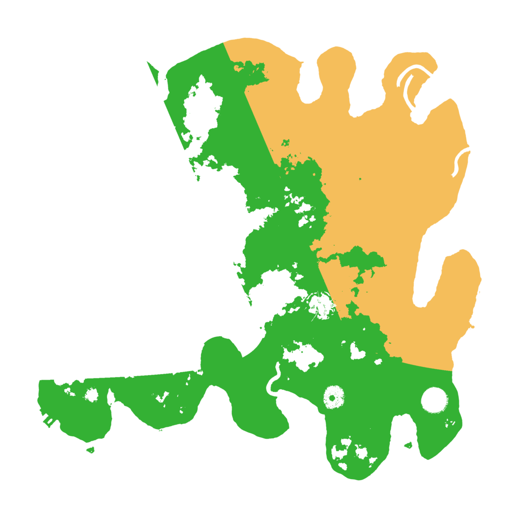 Biome Rust Map: Procedural Map, Size: 3500, Seed: 2144426