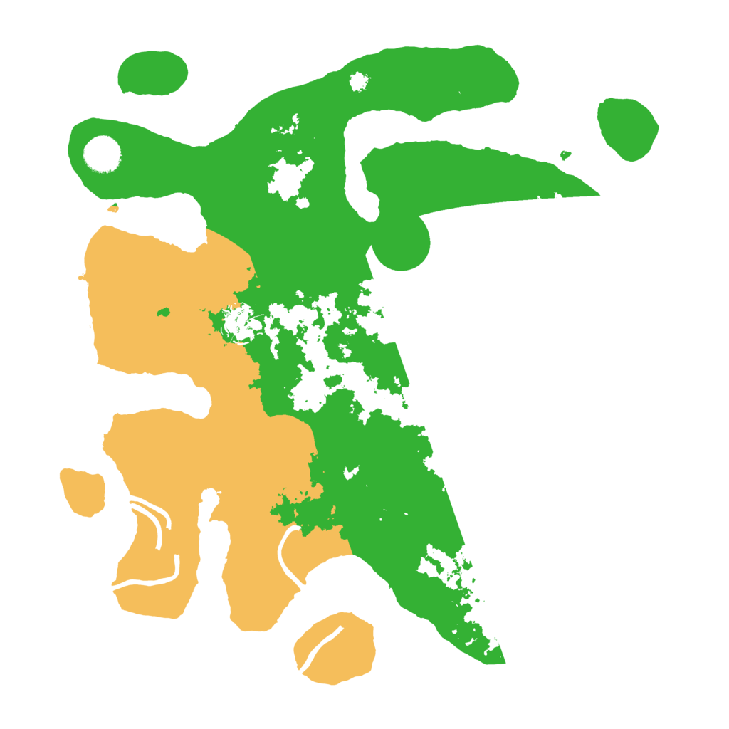 Biome Rust Map: Procedural Map, Size: 3500, Seed: 85864