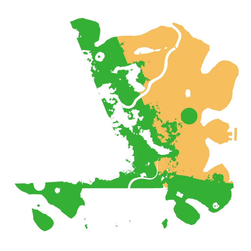 Biome Rust Map: Procedural Map, Size: 4000, Seed: 4557361
