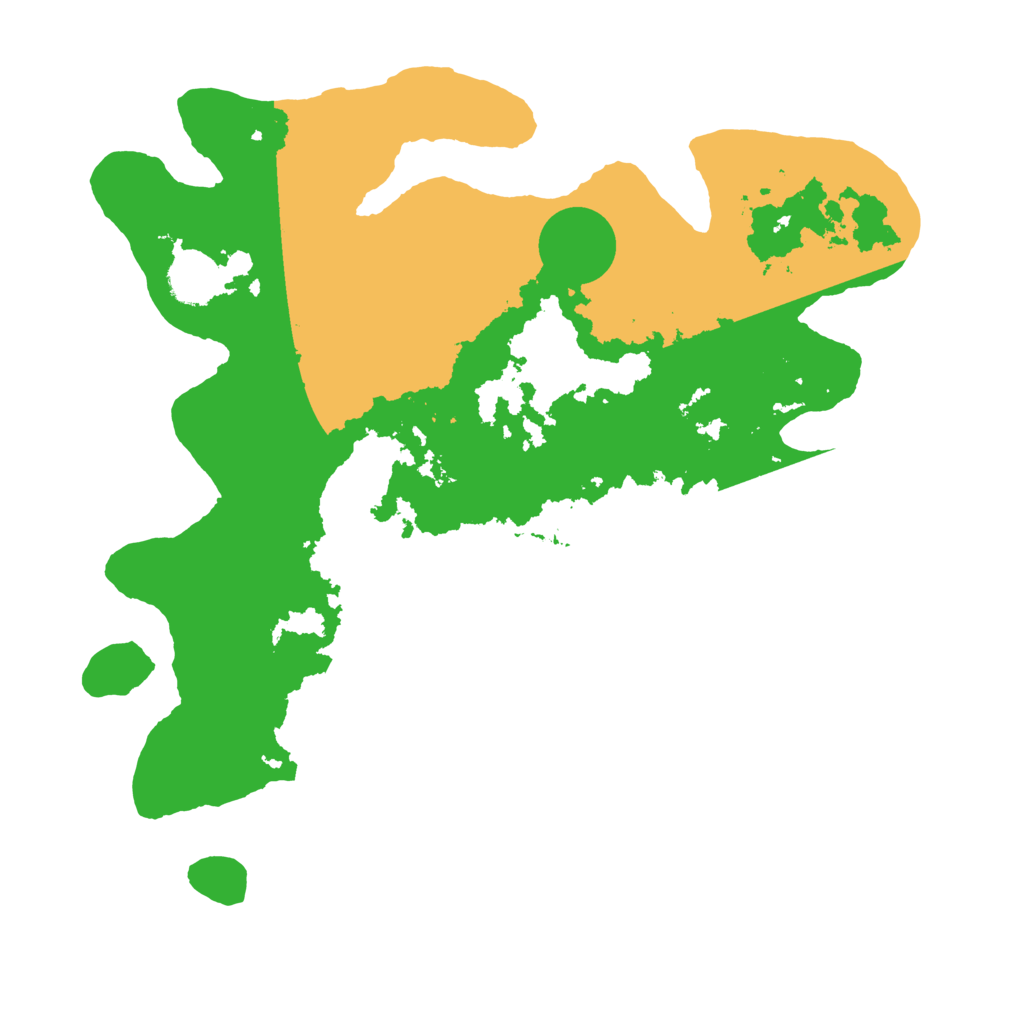 Biome Rust Map: Barren, Size: 3500, Seed: 5383027