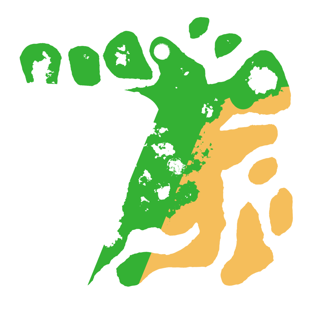 Biome Rust Map: Barren, Size: 3500, Seed: 920005