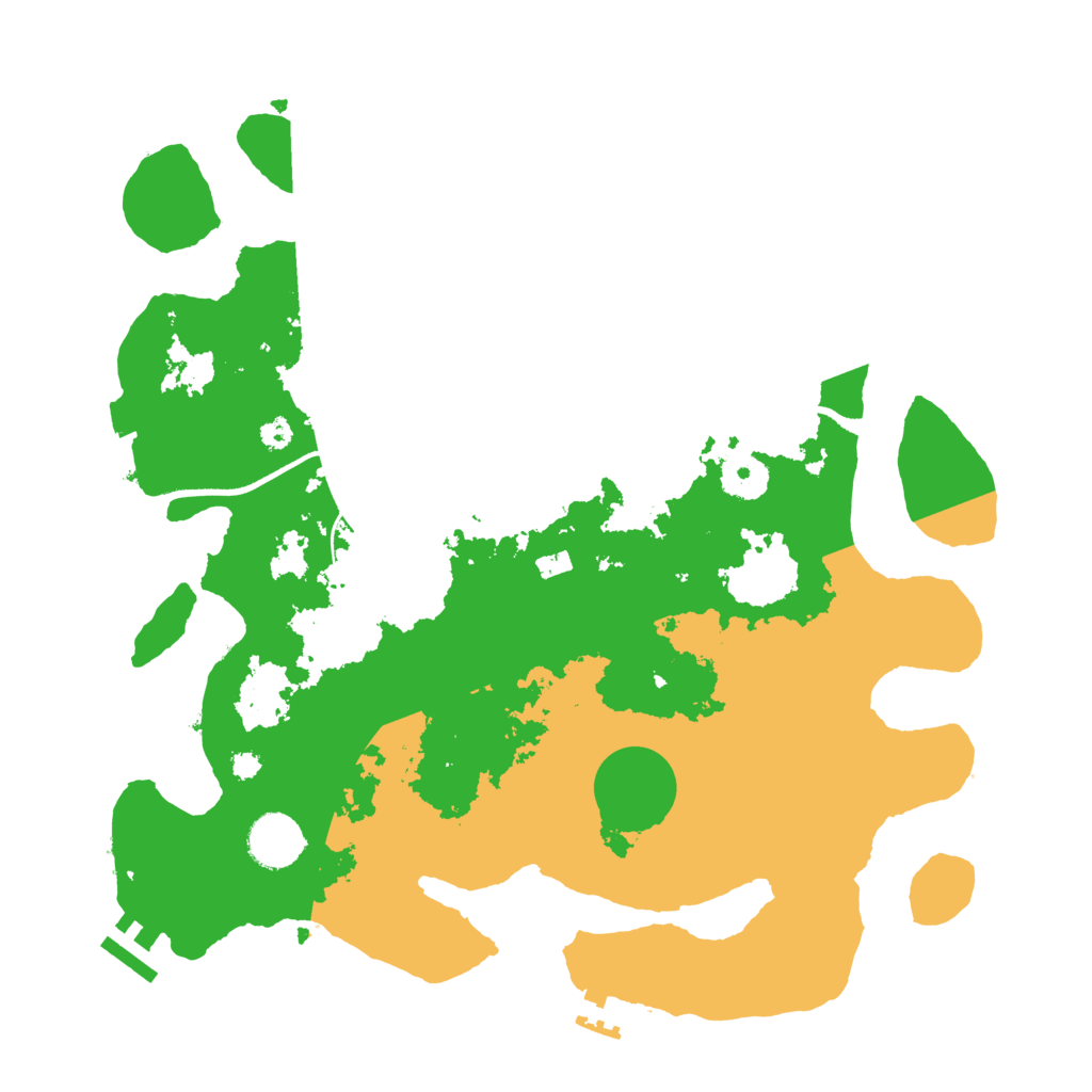 Biome Rust Map: Procedural Map, Size: 3500, Seed: 5119153