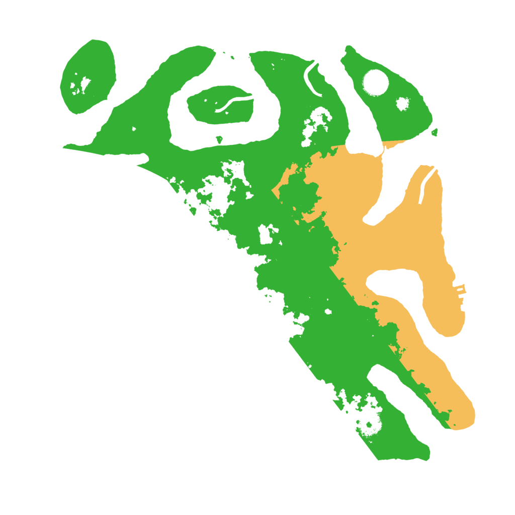 Biome Rust Map: Procedural Map, Size: 3500, Seed: 3784305