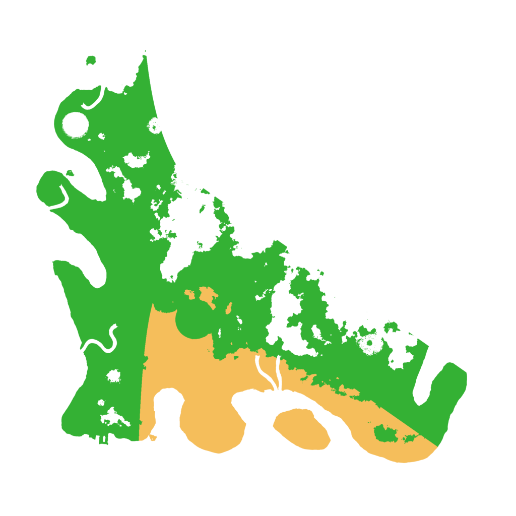 Biome Rust Map: Procedural Map, Size: 3500, Seed: 840813