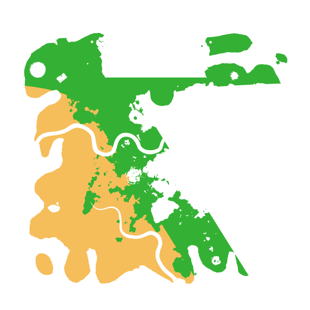 Biome Rust Map: Procedural Map, Size: 3500, Seed: 4102484