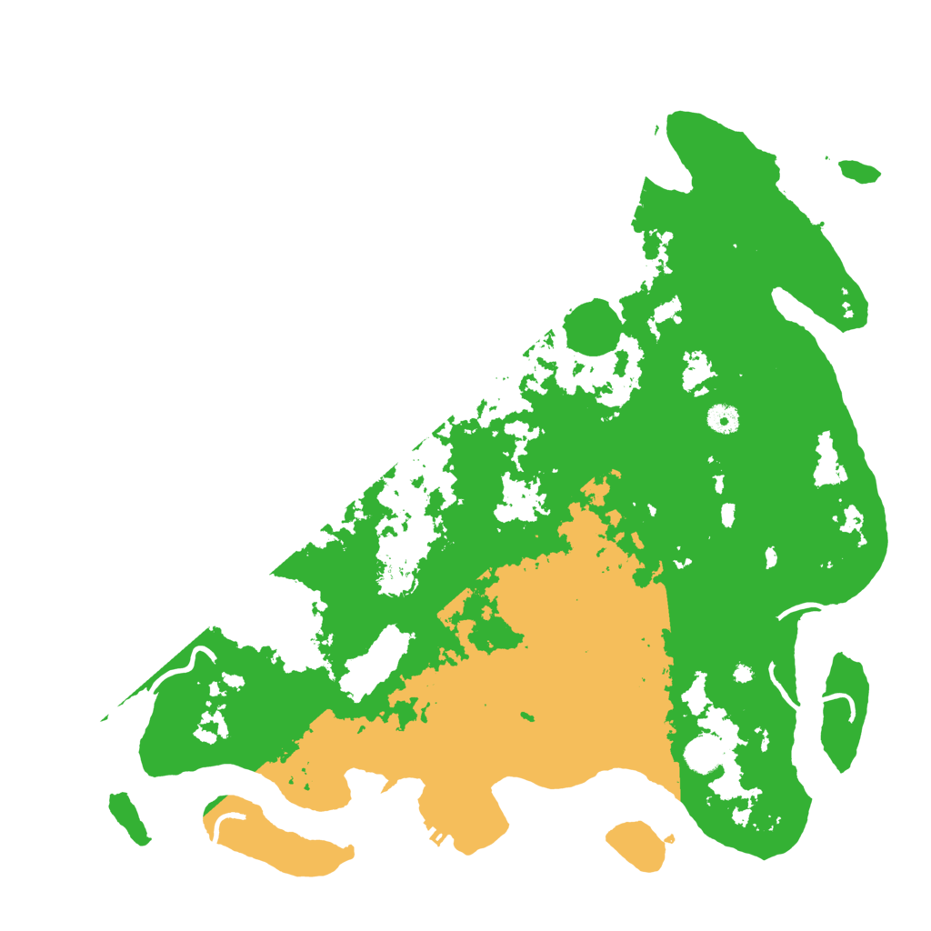Biome Rust Map: Procedural Map, Size: 4500, Seed: 4613410