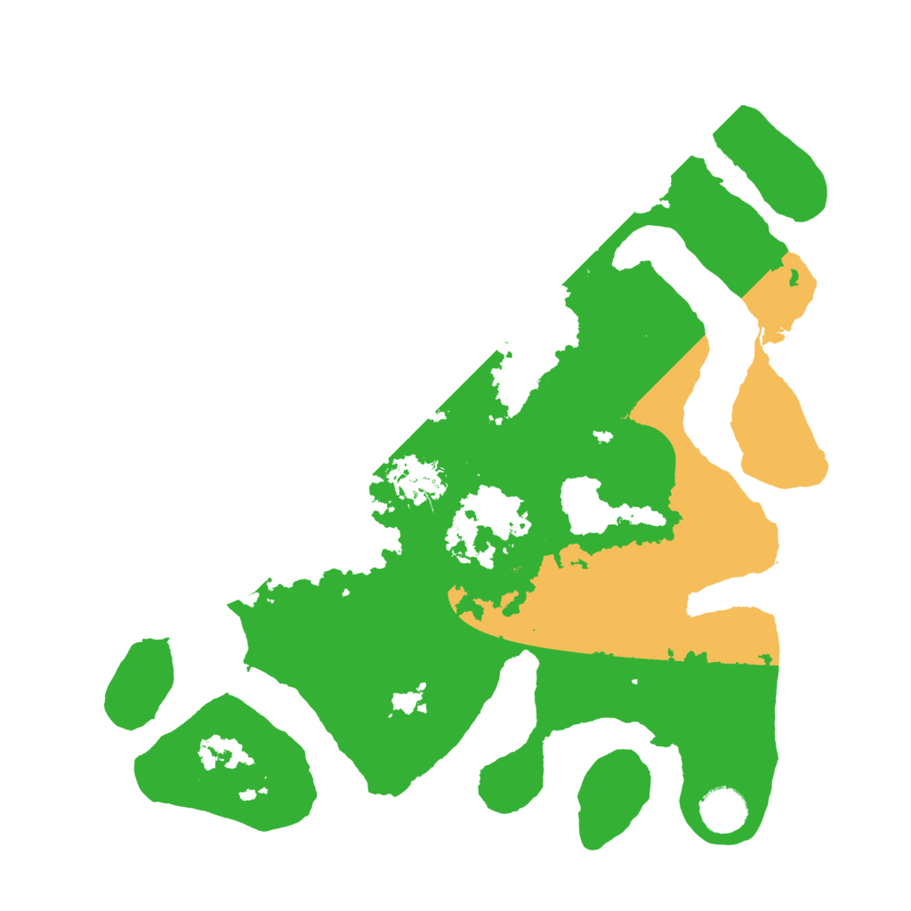 Biome Rust Map: Barren, Size: 3500, Seed: 3077797