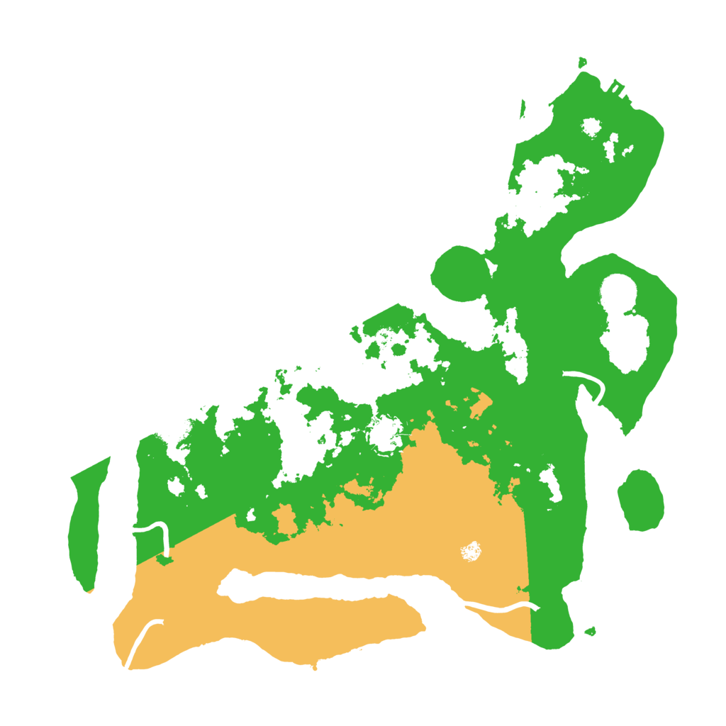 Biome Rust Map: Procedural Map, Size: 3500, Seed: 2799507