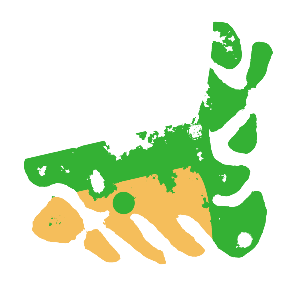 Biome Rust Map: Barren, Size: 3500, Seed: 2790248