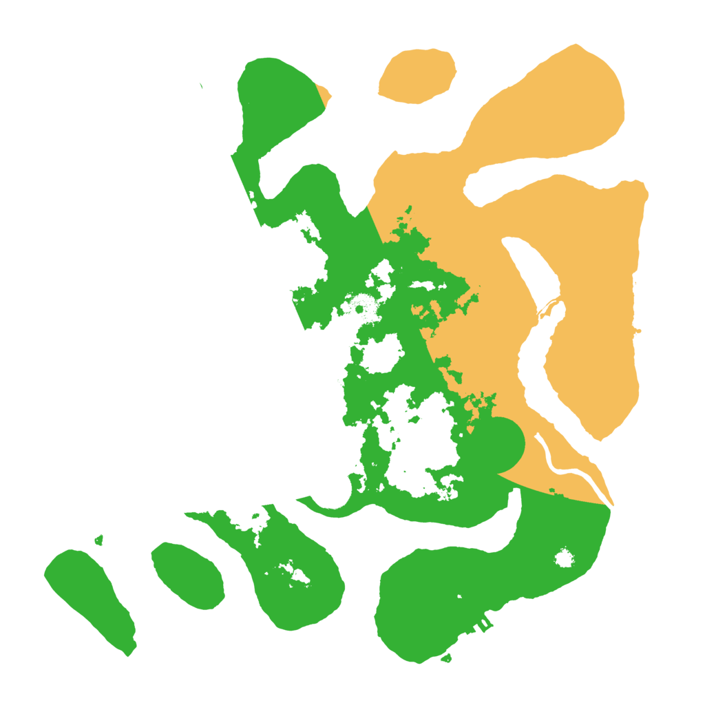 Biome Rust Map: Procedural Map, Size: 3500, Seed: 5908154