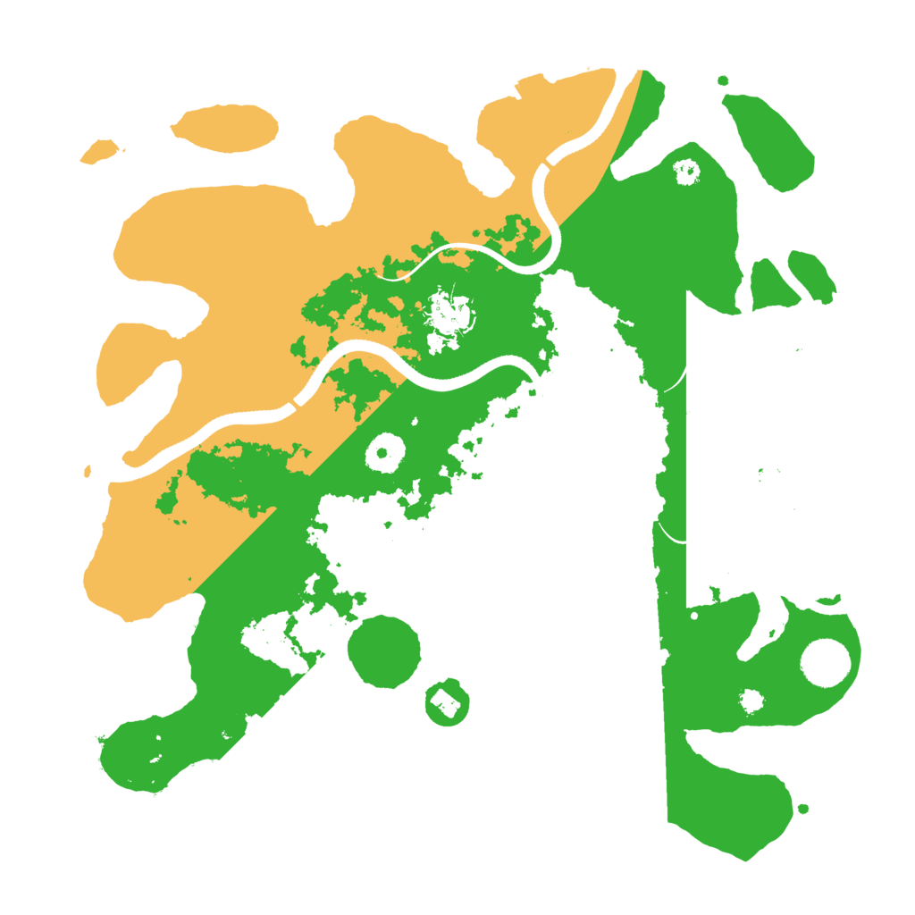 Biome Rust Map: Procedural Map, Size: 3500, Seed: 3629806