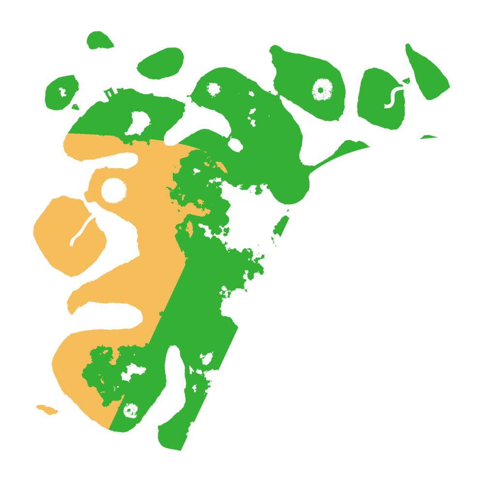 Biome Rust Map: Procedural Map, Size: 3500, Seed: 4394209