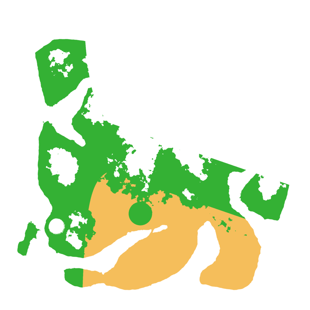 Biome Rust Map: Barren, Size: 3500, Seed: 4061910