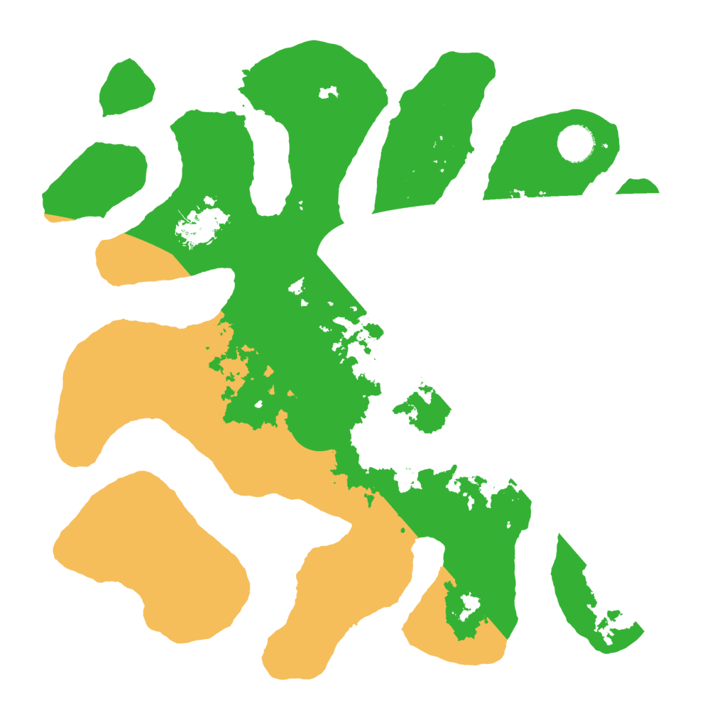 Biome Rust Map: Barren, Size: 3500, Seed: 1069083