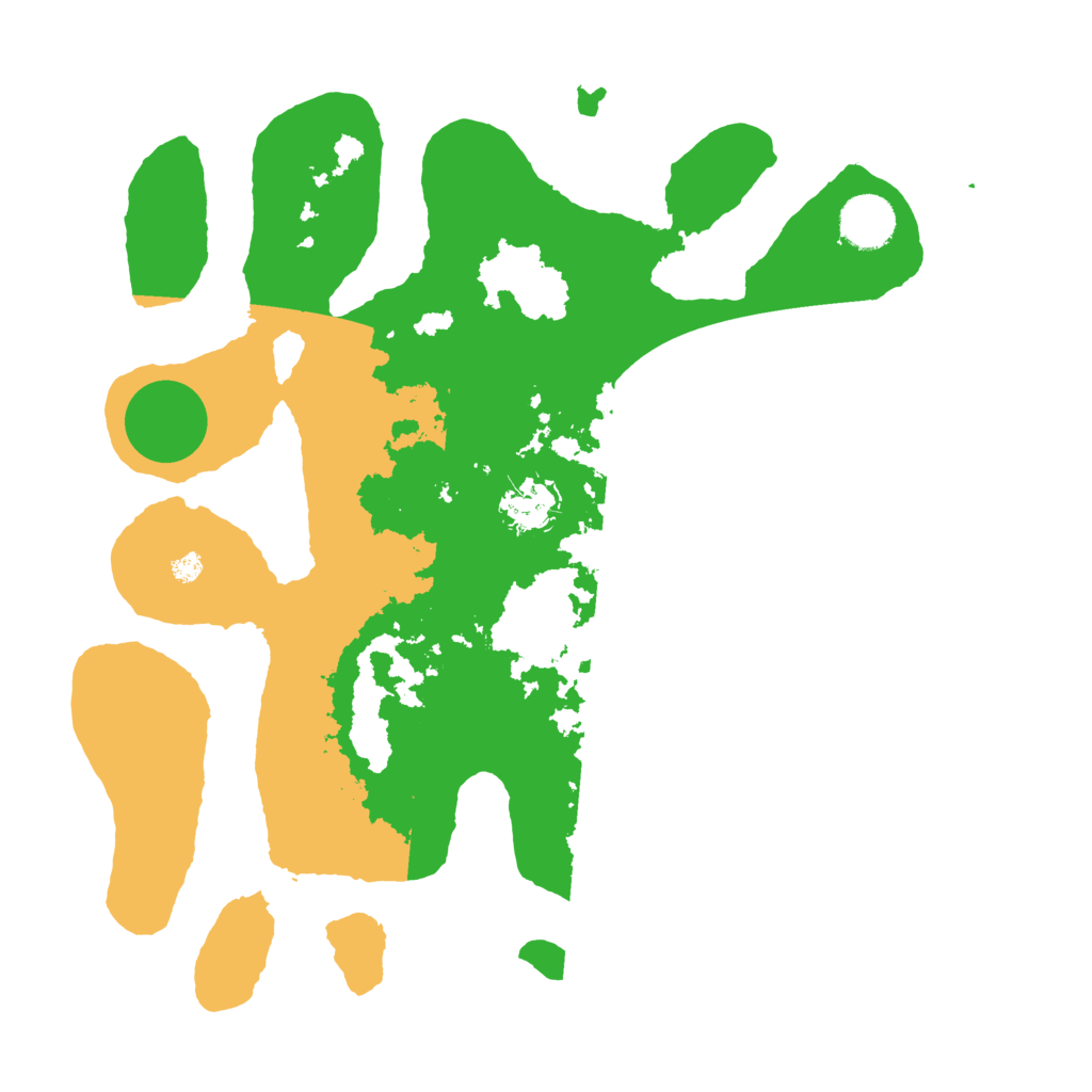 Biome Rust Map: Barren, Size: 3500, Seed: 260717