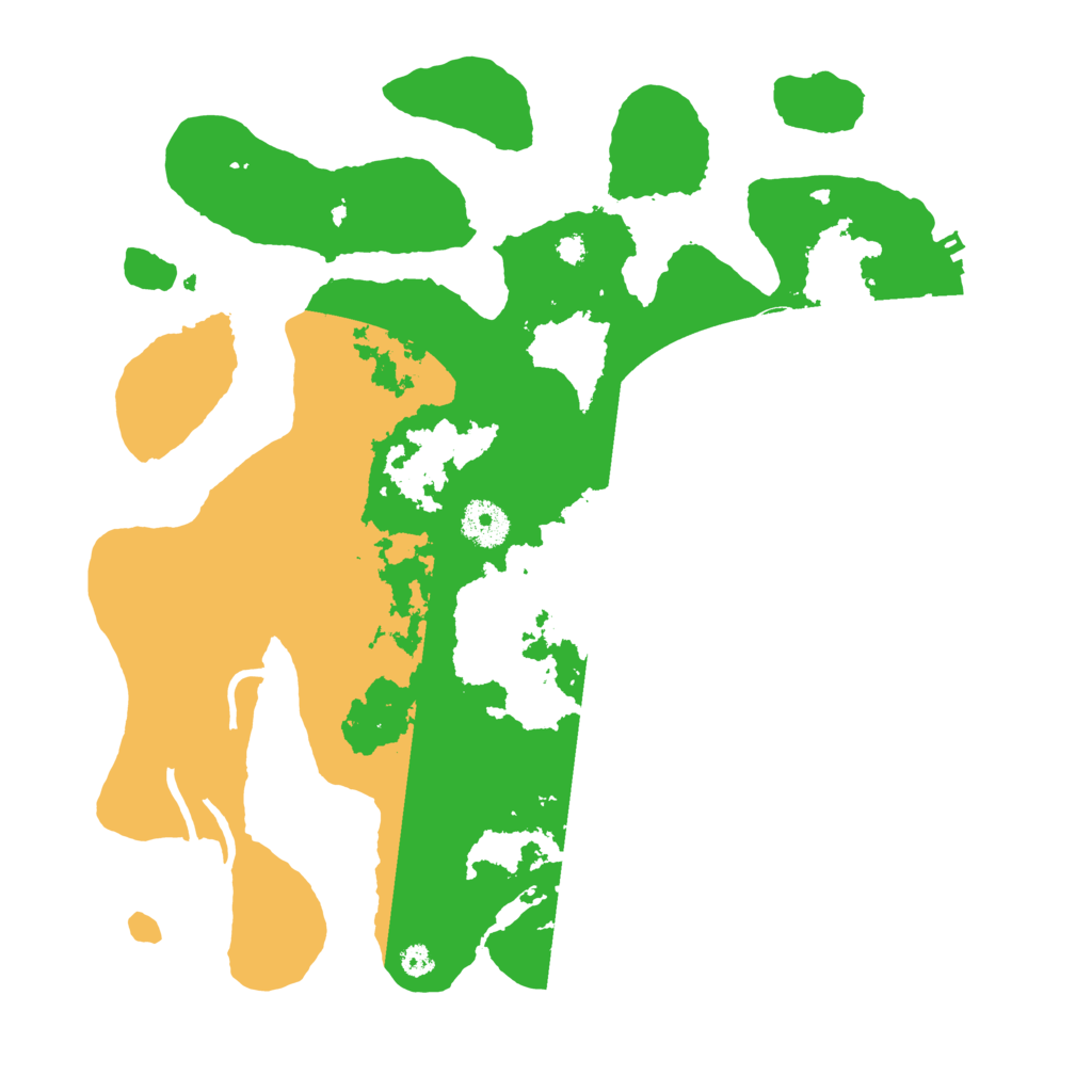 Biome Rust Map: Procedural Map, Size: 3500, Seed: 1409032