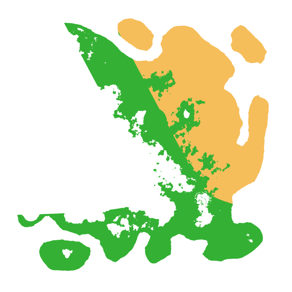 Biome Rust Map: Barren, Size: 3500, Seed: 6303496