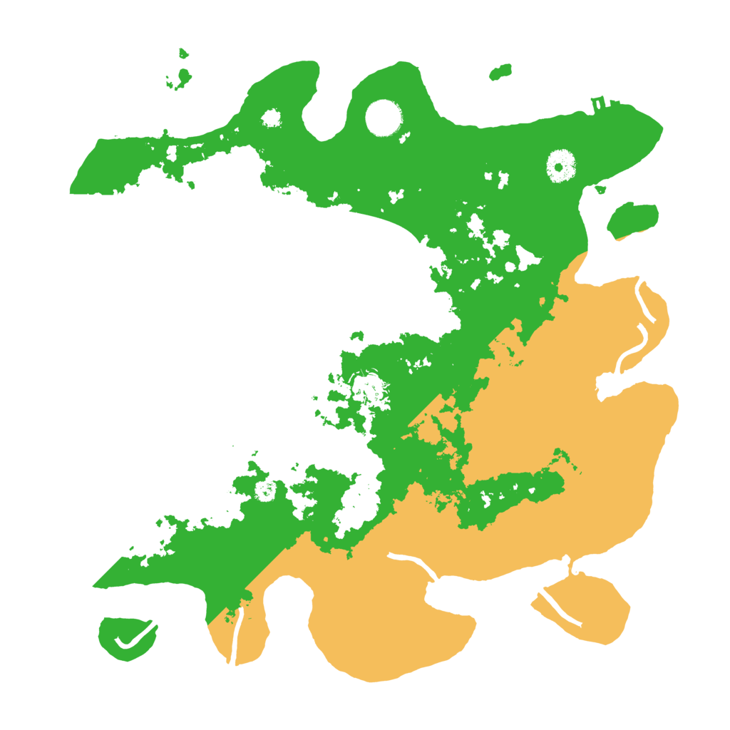 Biome Rust Map: Procedural Map, Size: 3500, Seed: 5100753